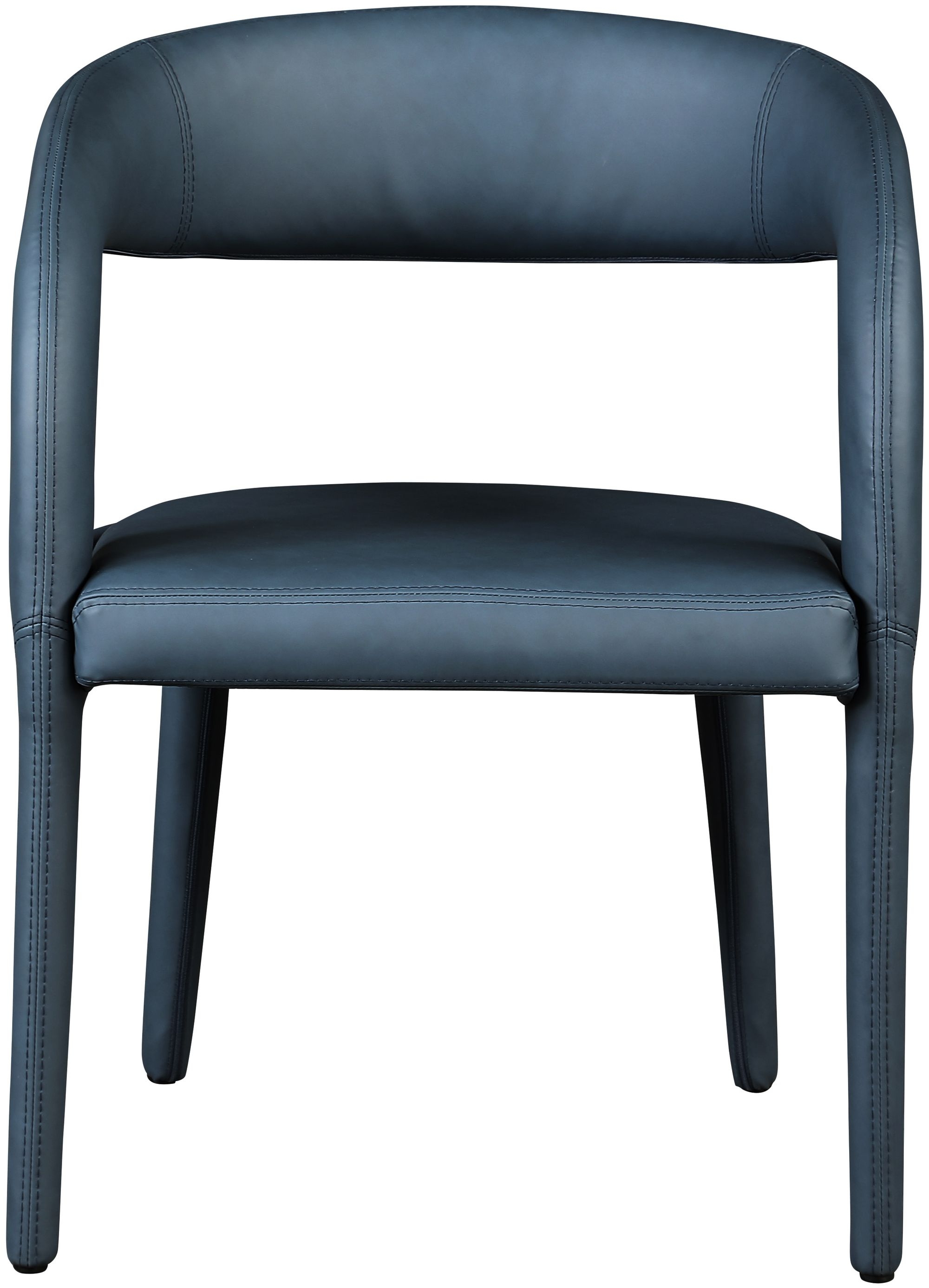 Sylvester Fully Upholstered Faux Leather Dining Chair