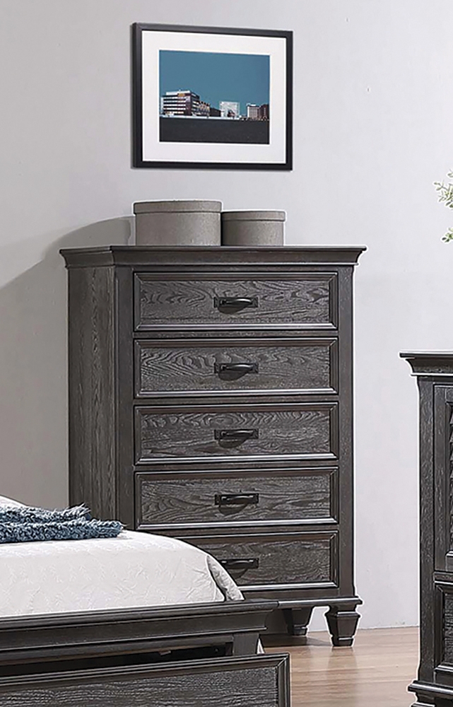 Franco Wood Chest w/5 Drawers