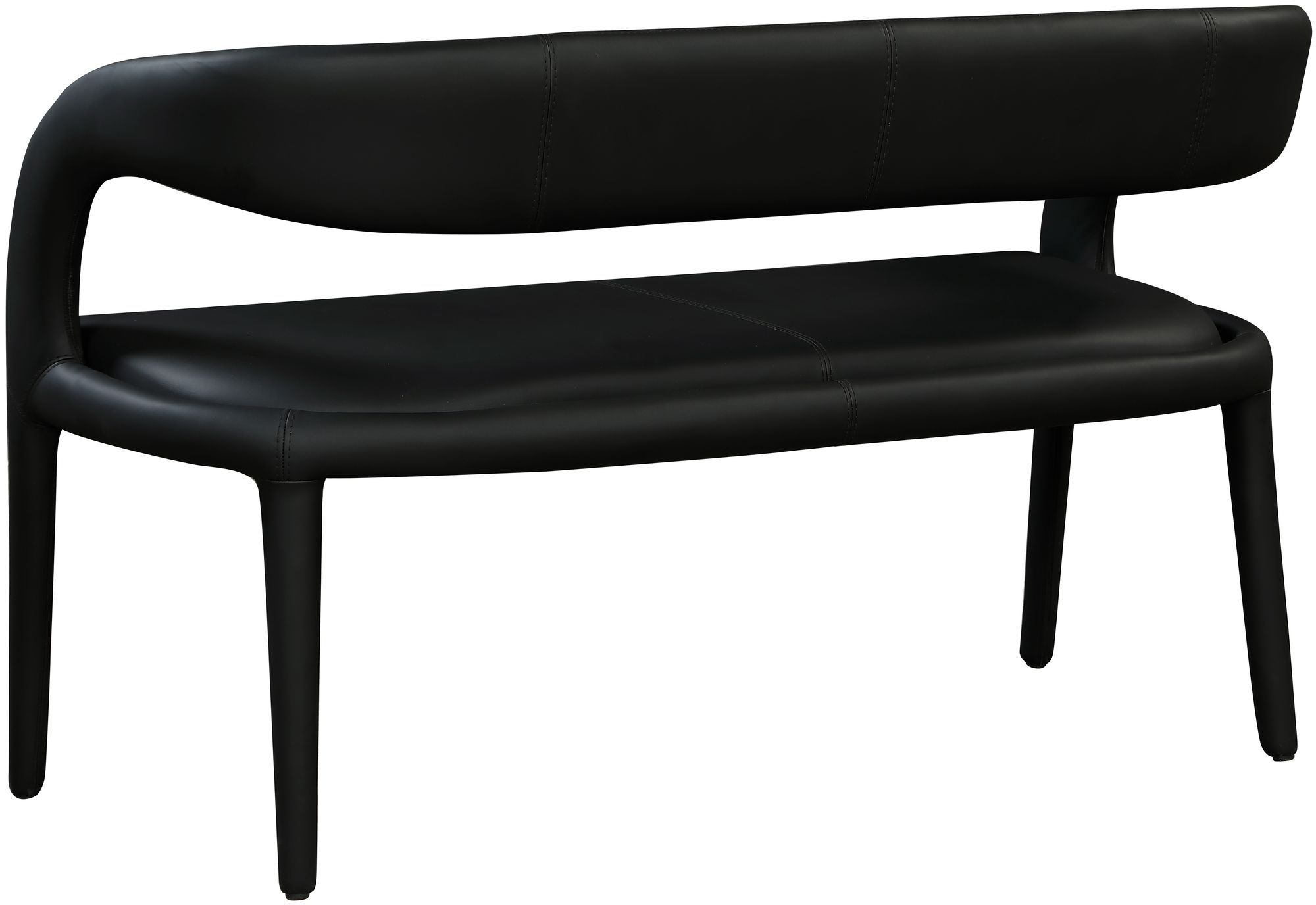 Sylvester Faux Leather Bench
