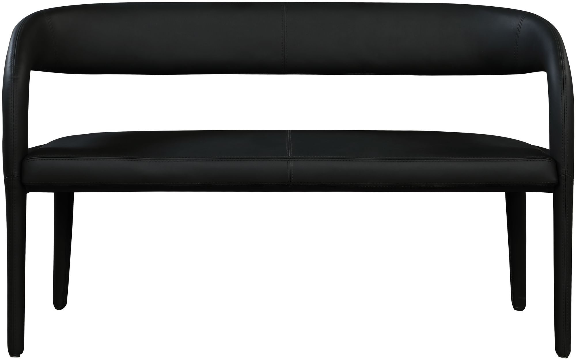Sylvester Faux Leather Bench