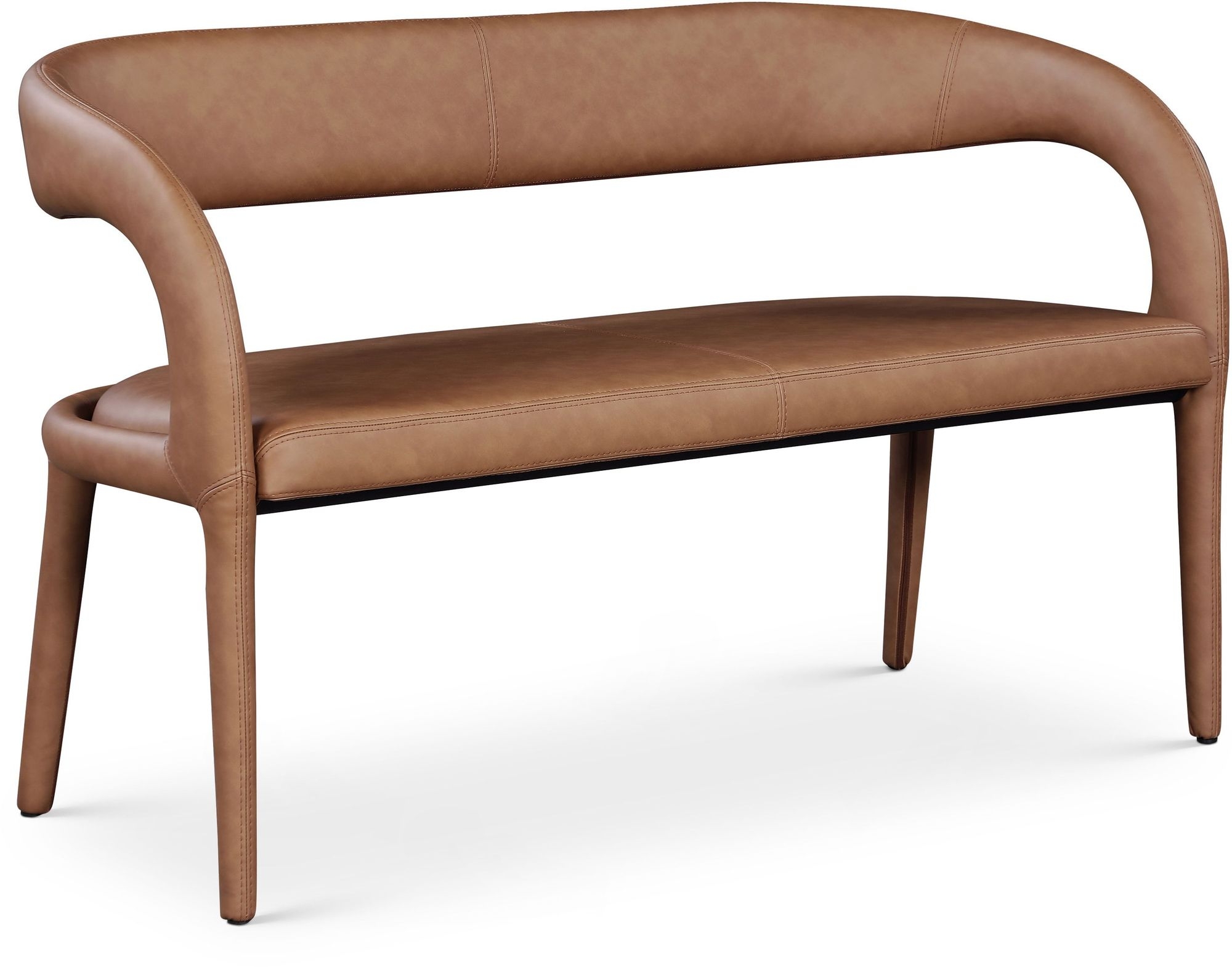 Sylvester Faux Leather Bench