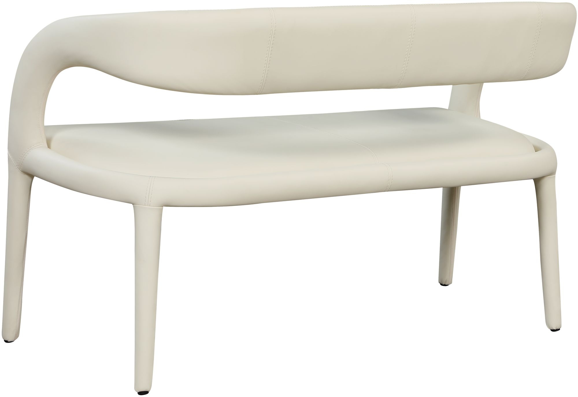 Sylvester Faux Leather Bench