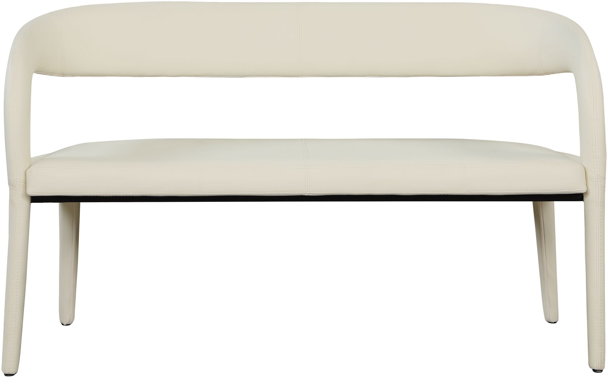 Sylvester Faux Leather Bench