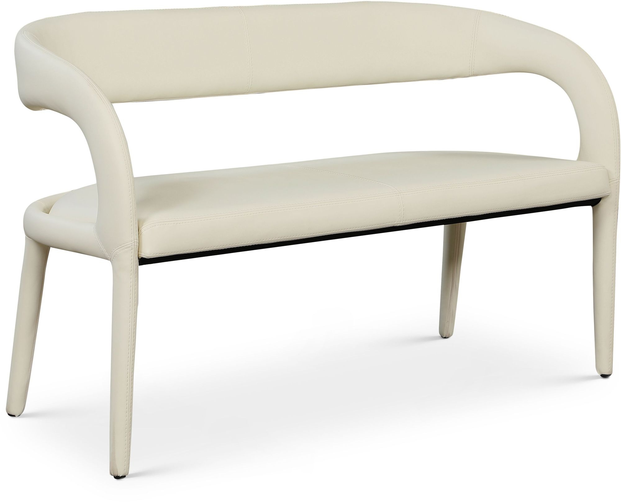 Sylvester Faux Leather Bench