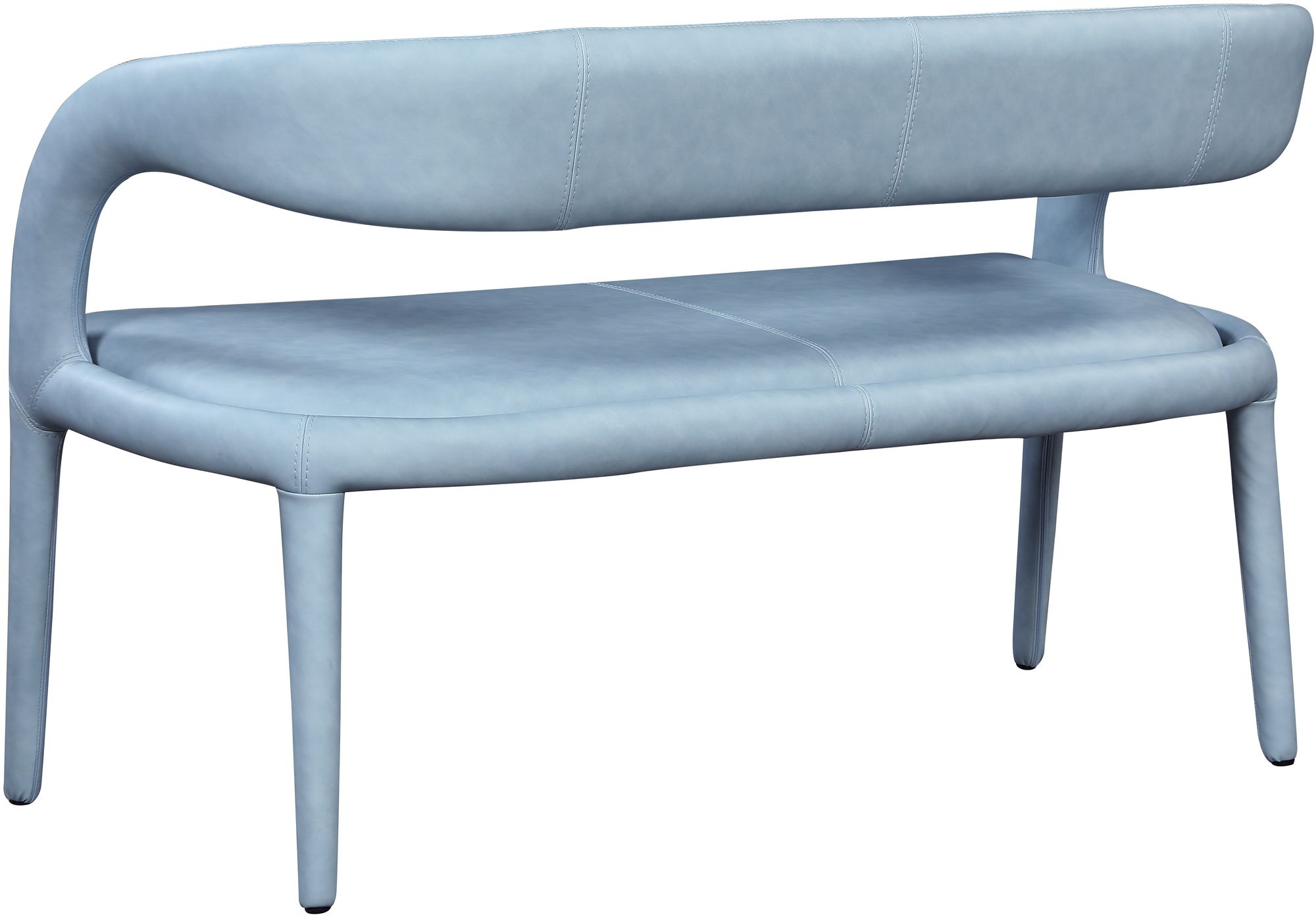 Sylvester Faux Leather Bench