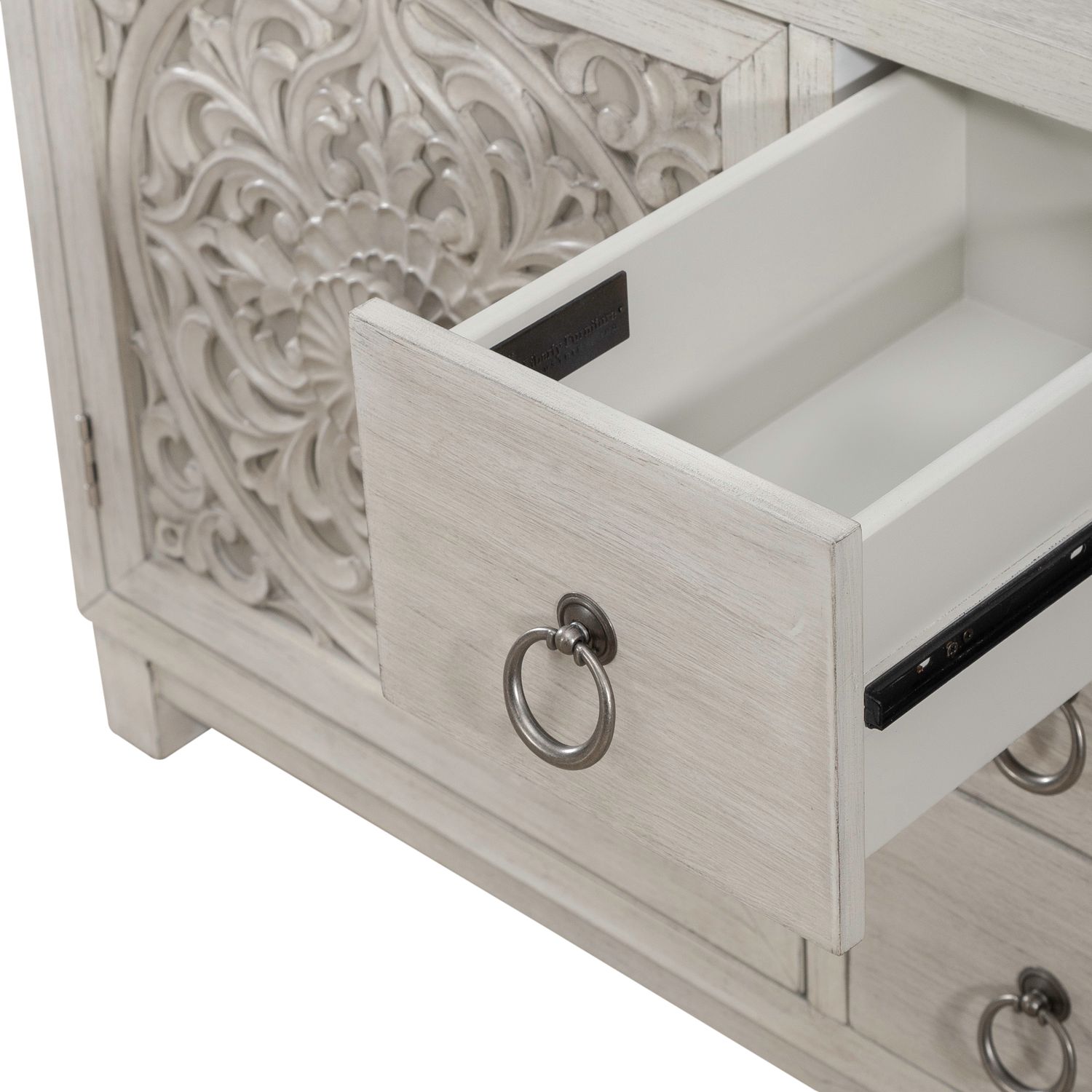Sundance Wood 60-Inch Accent Cabinet w/2 Doors & 3 Drawers
