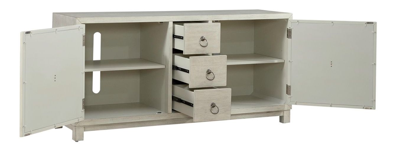 Sundance Wood 60-Inch Accent Cabinet w/2 Doors & 3 Drawers