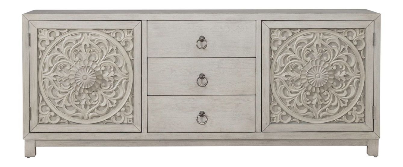 Sundance Wood 72-Inch Accent Cabinet w/2 Doors & 3 Drawers