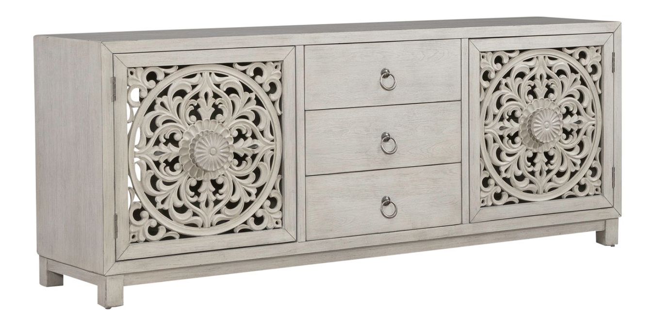 Sundance Wood 72-Inch Accent Cabinet w/2 Doors & 3 Drawers