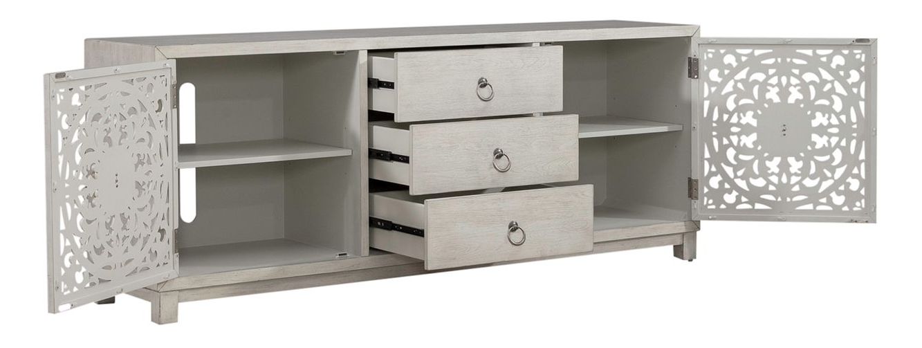 Sundance Wood 72-Inch Accent Cabinet w/2 Doors & 3 Drawers