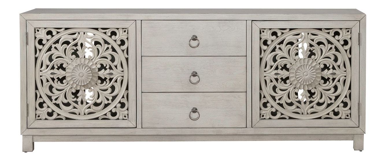 Sundance Wood 72-Inch Accent Cabinet w/2 Doors & 3 Drawers