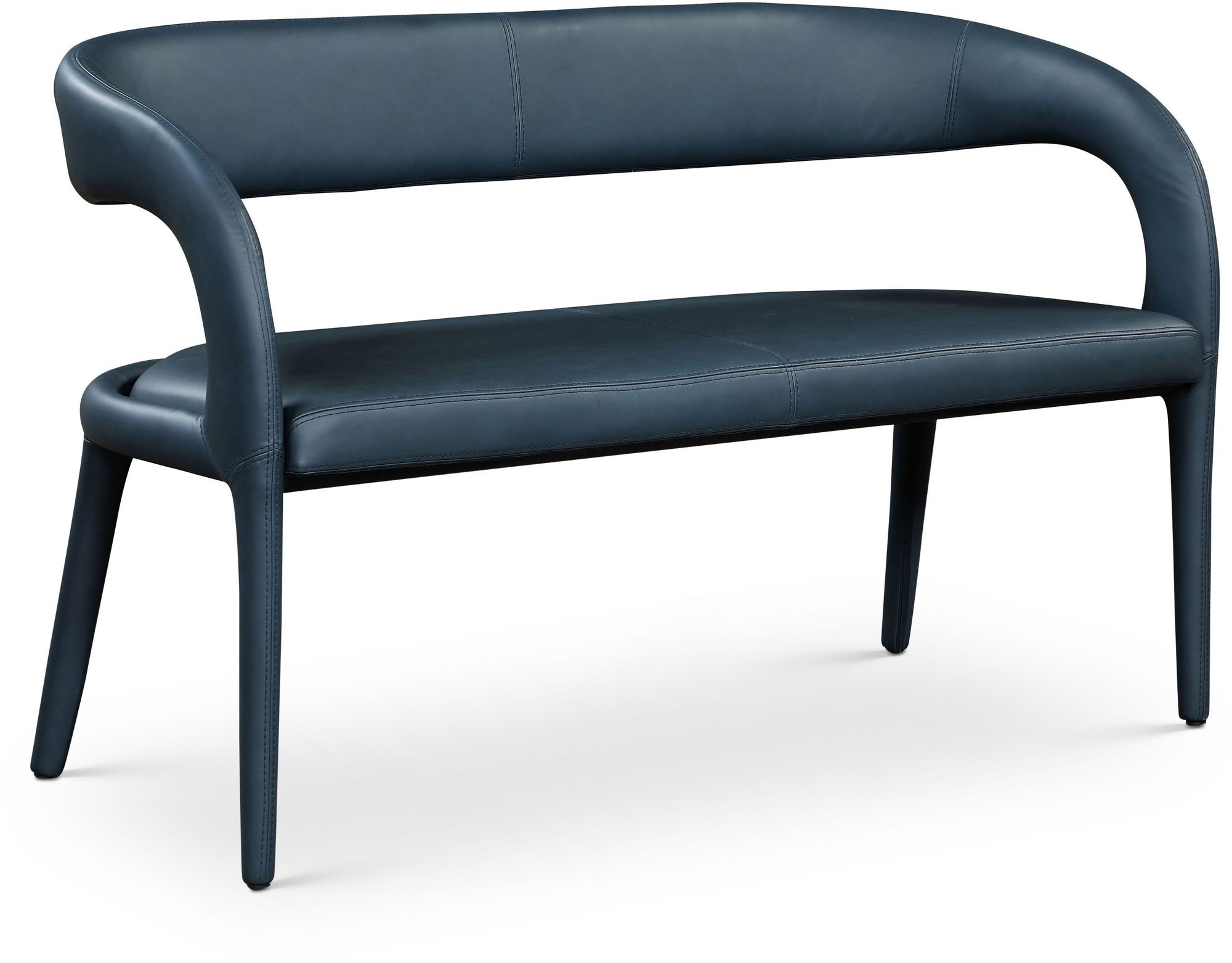 Sylvester Faux Leather Bench