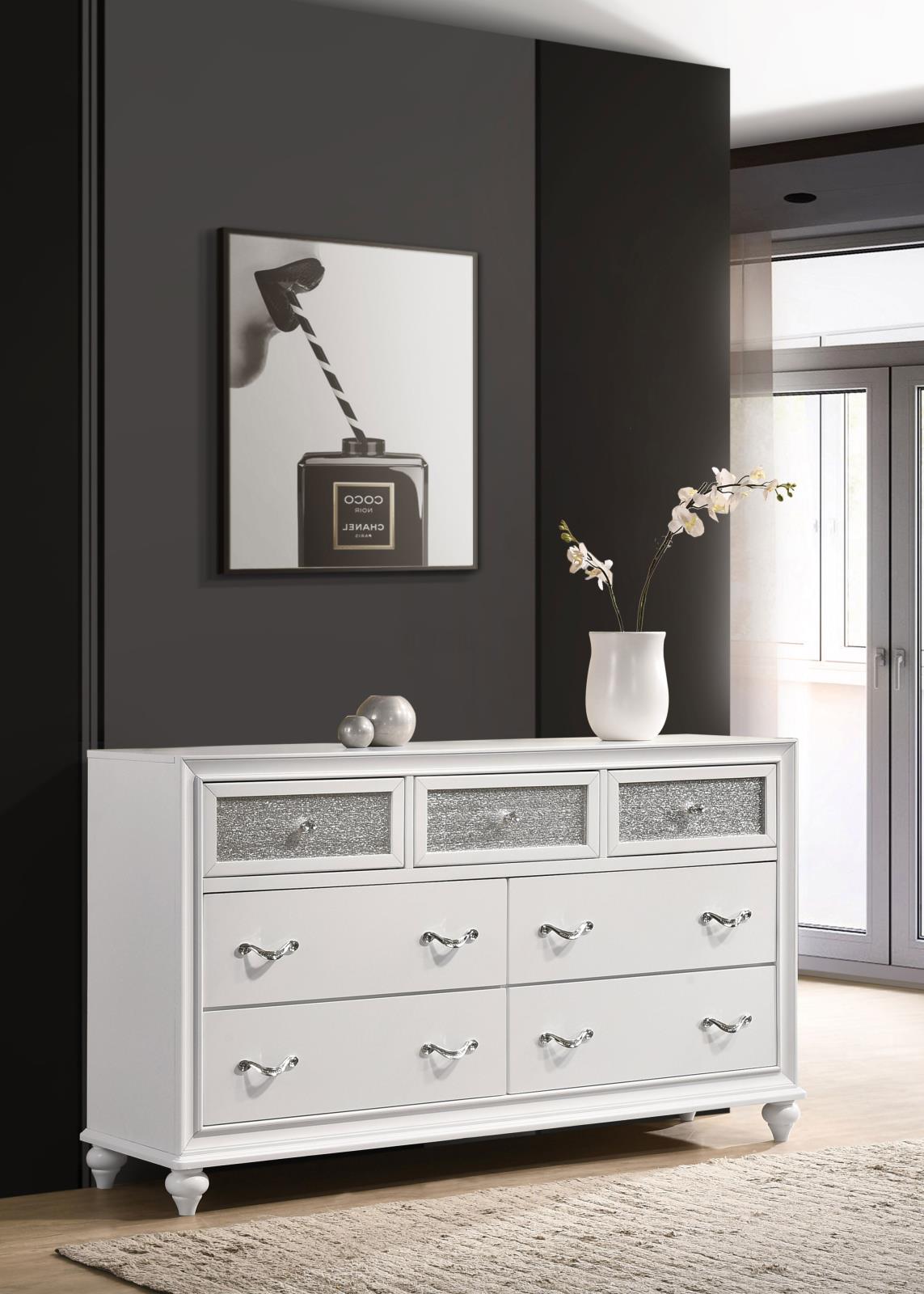 Barzini Wood Dresser w/7 Drawers