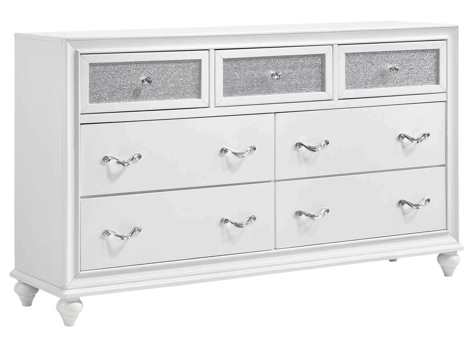 Barzini Fabric Tufted Panel Bedroom Set