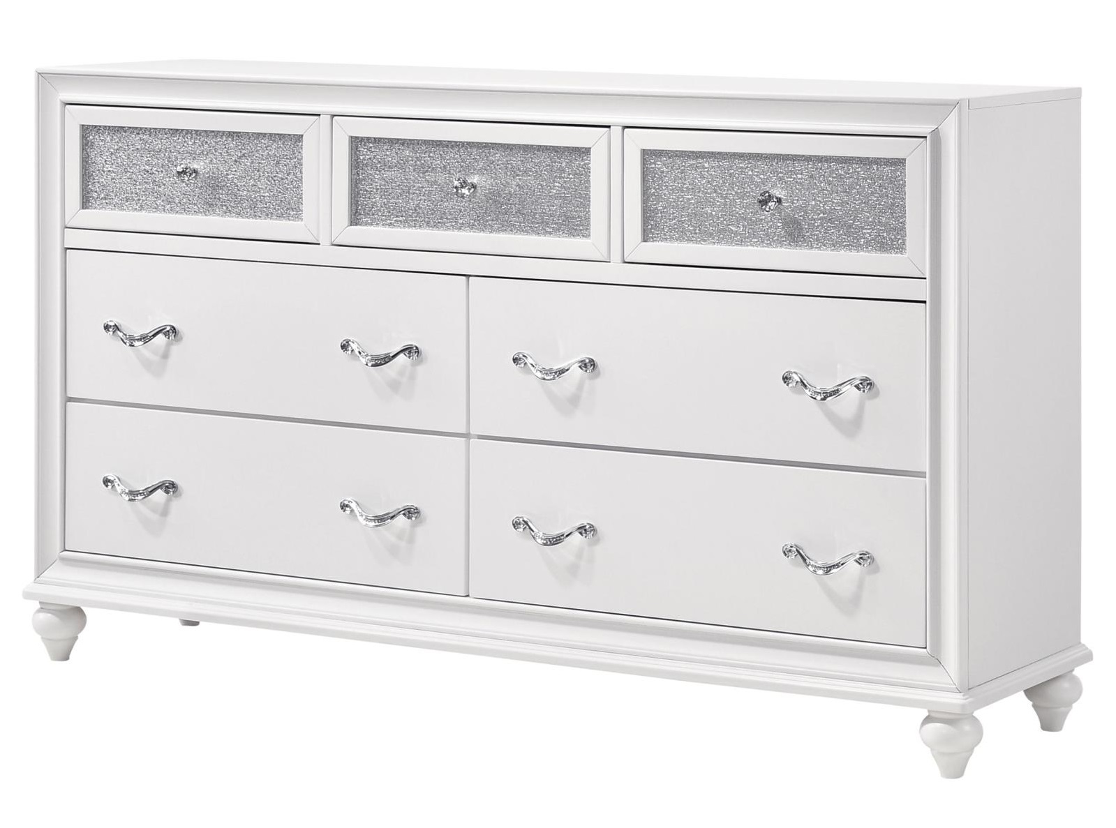 Barzini Fabric Tufted Panel Bedroom Set