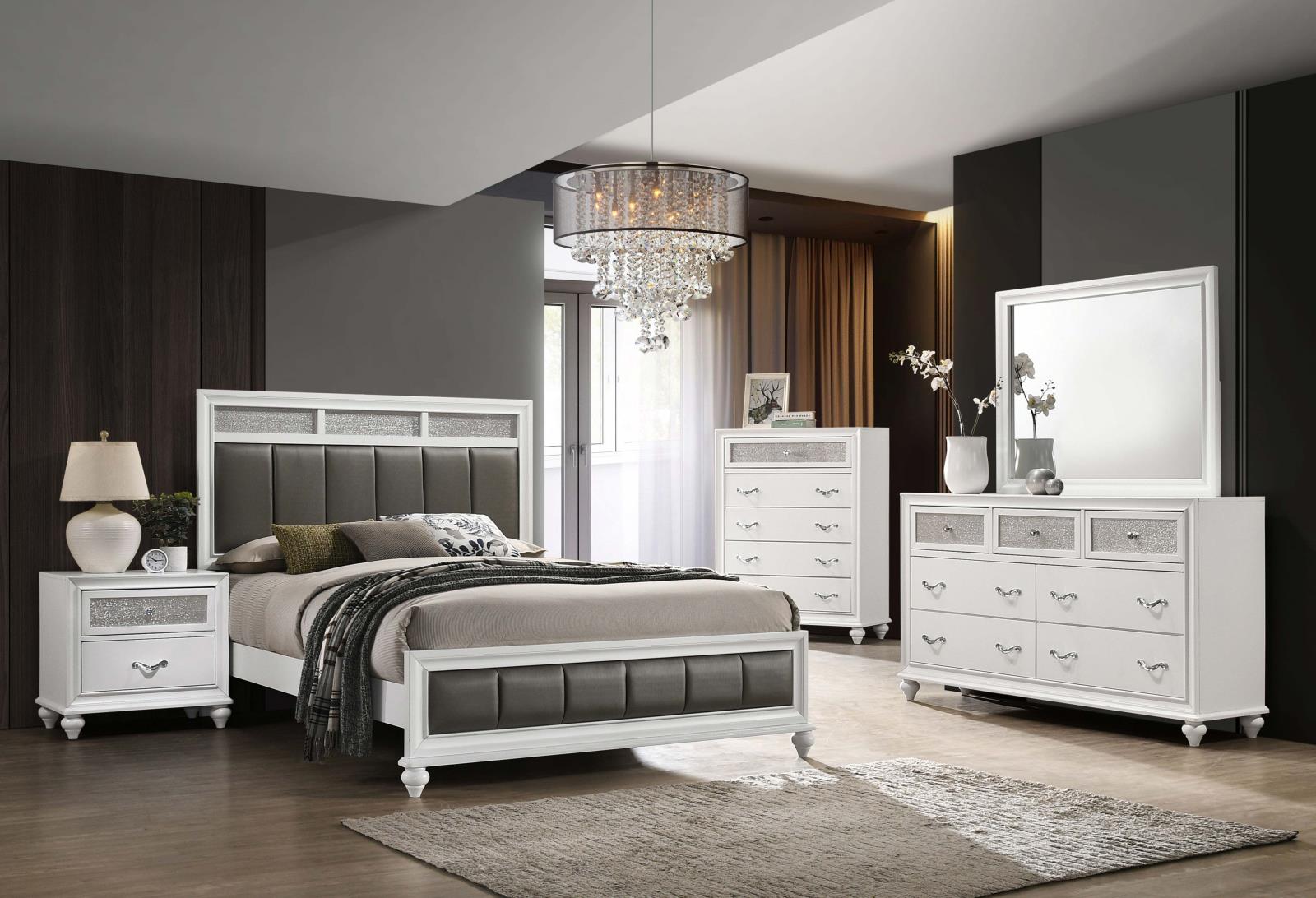 Barzini Wood Chest w/5 Drawers
