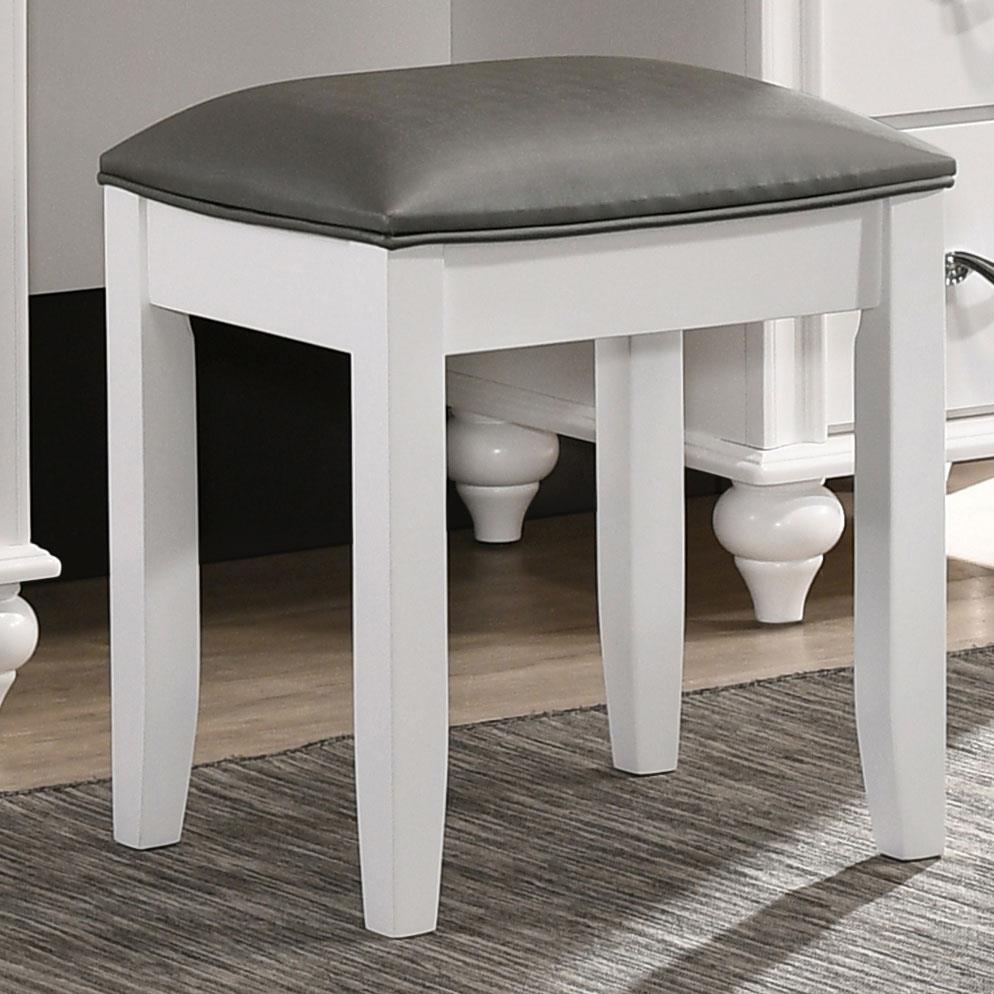 Barzini Upholstered Vanity Stool