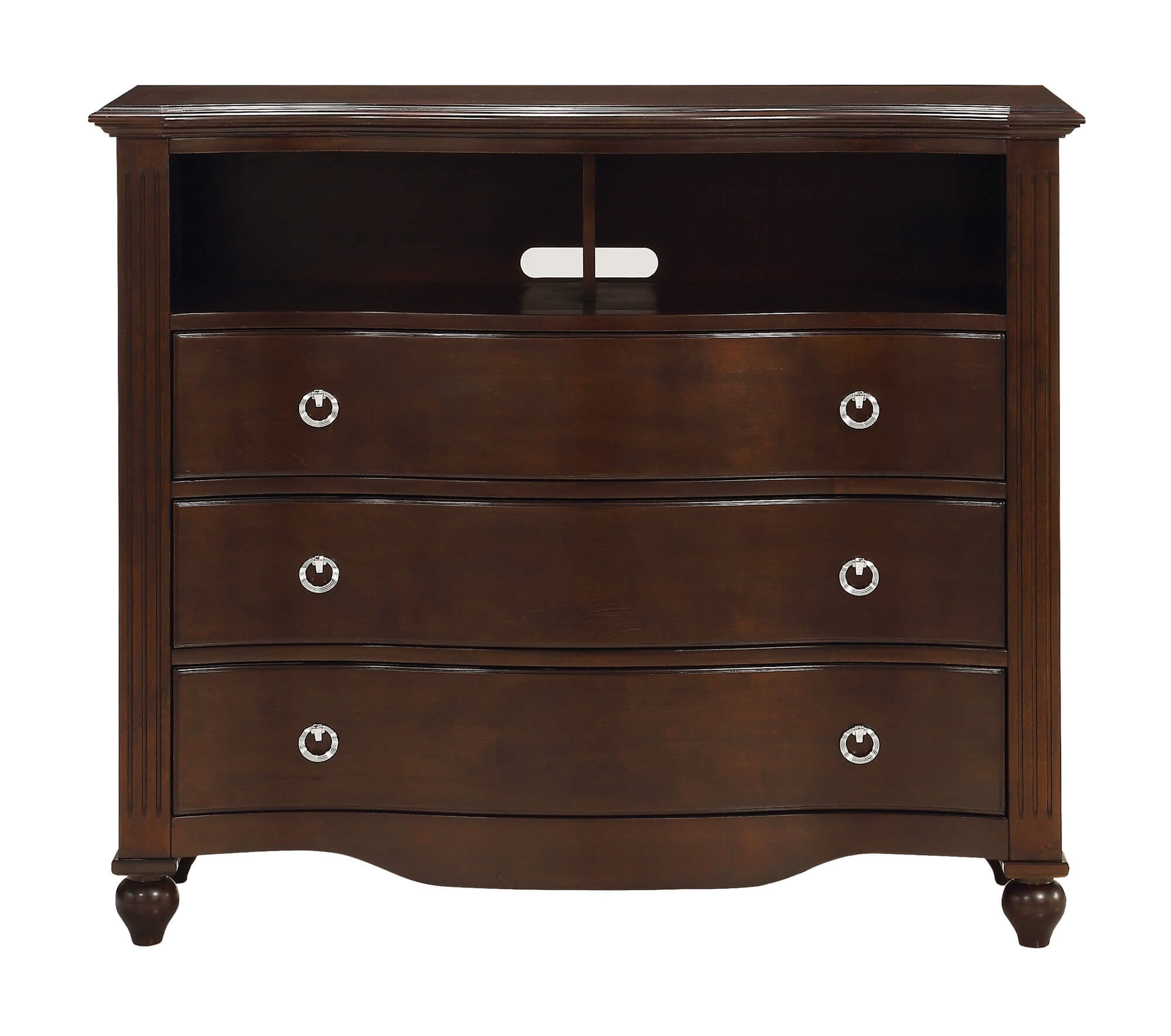Meghan Wood/Wood Veneer Platform Youth Bedroom Set