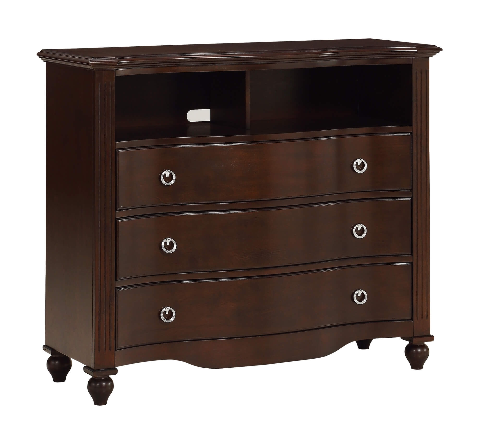 Meghan Wood/Wood Veneer Platform Youth Bedroom Set