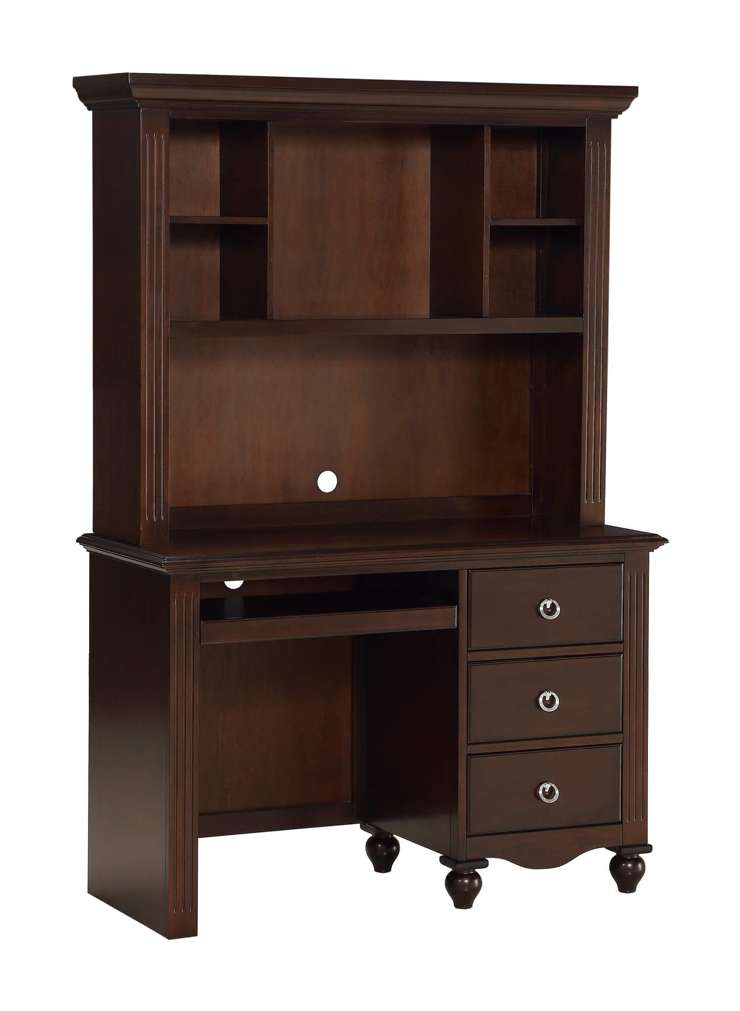 Meghan Wood/Wood Veneer Platform Youth Bedroom Set