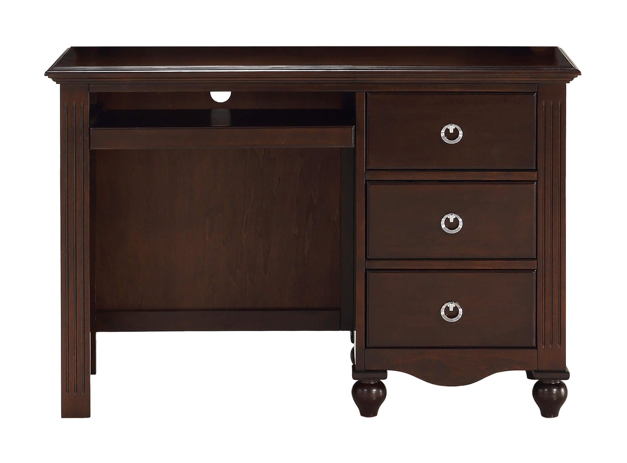 Meghan Wood/Wood Veneer Platform Youth Bedroom Set