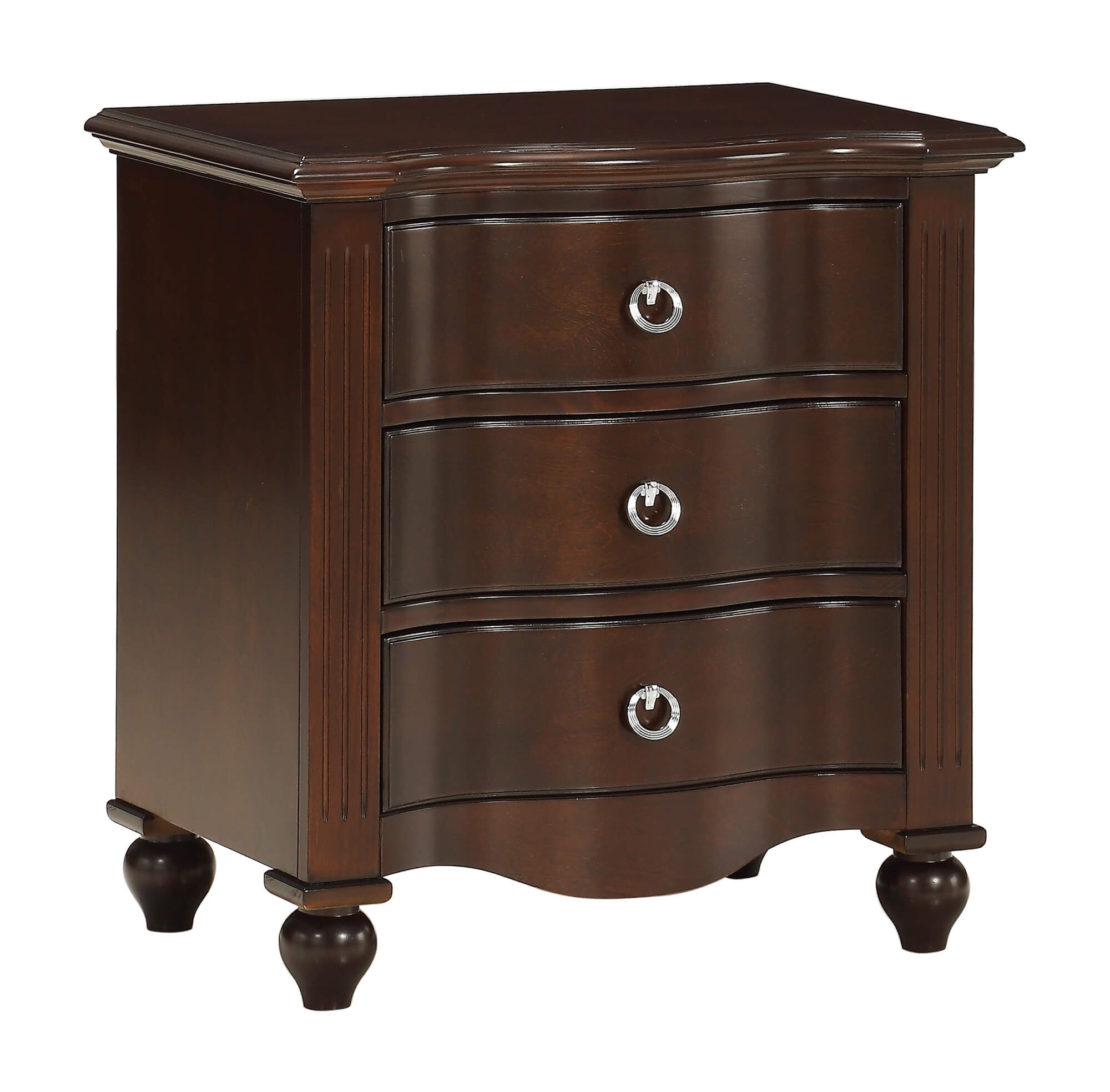 Meghan Wood/Wood Veneer Platform Youth Bedroom Set