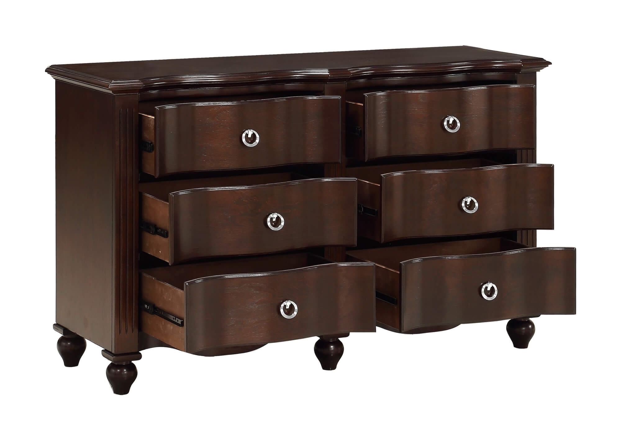 Meghan Wood/Wood Veneer Platform Youth Bedroom Set