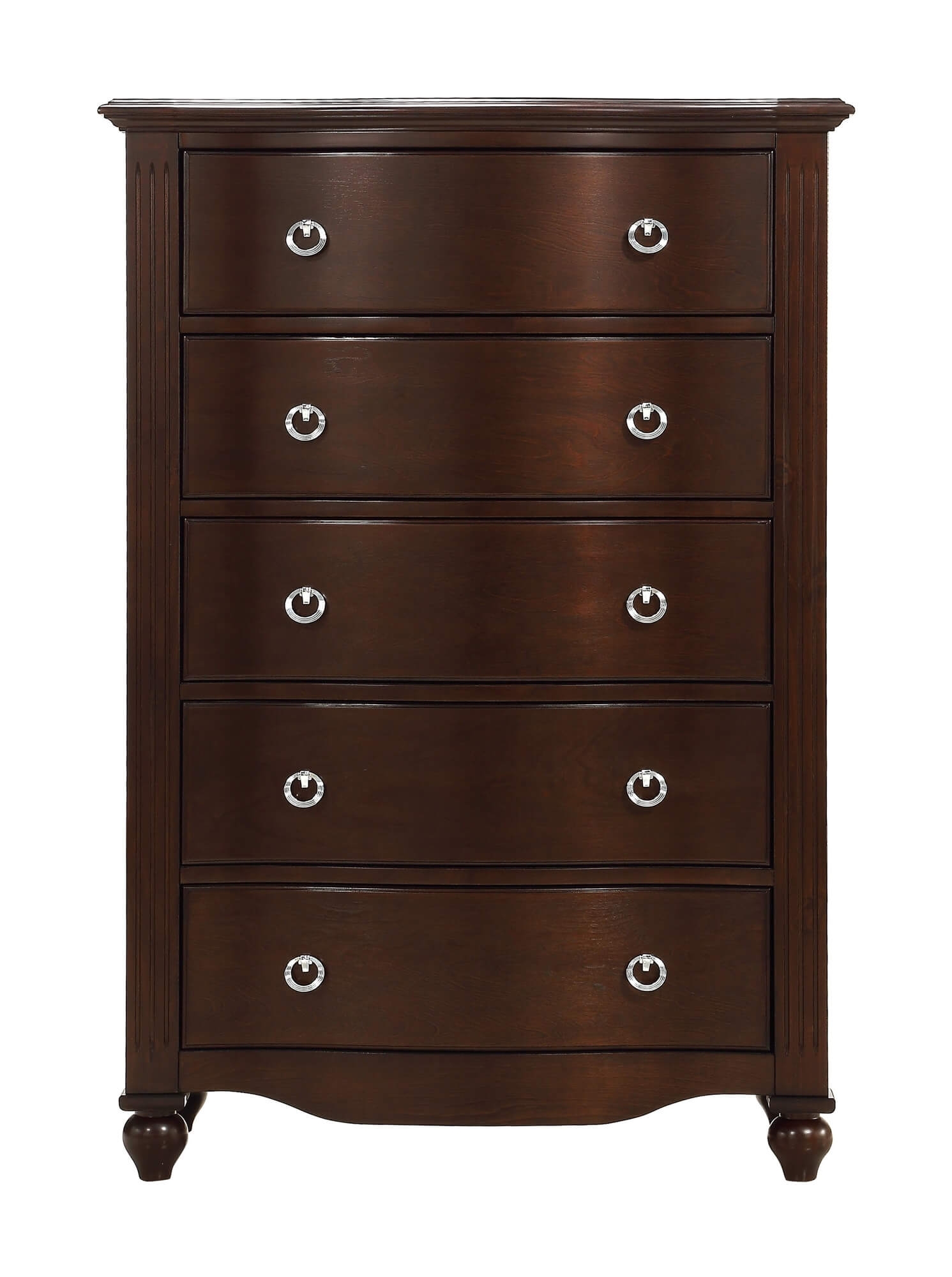 Meghan Wood/Wood Veneer Platform Youth Bedroom Set