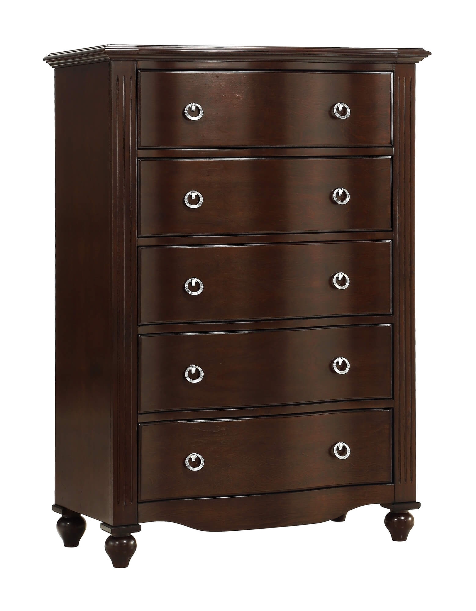Meghan Wood/Wood Veneer Platform Youth Bedroom Set