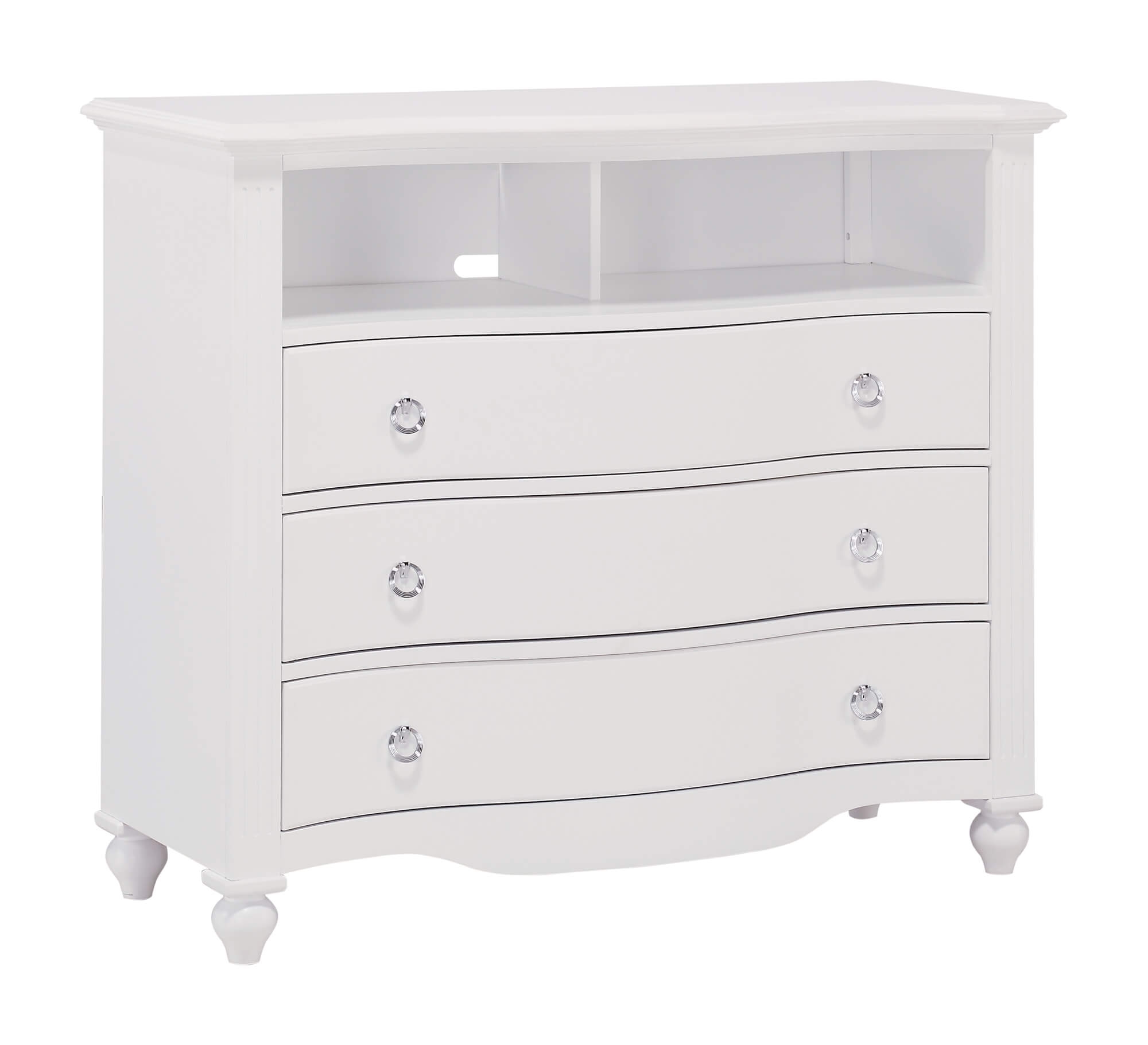Meghan Wood/Wood Veneer Platform Youth Bedroom Set