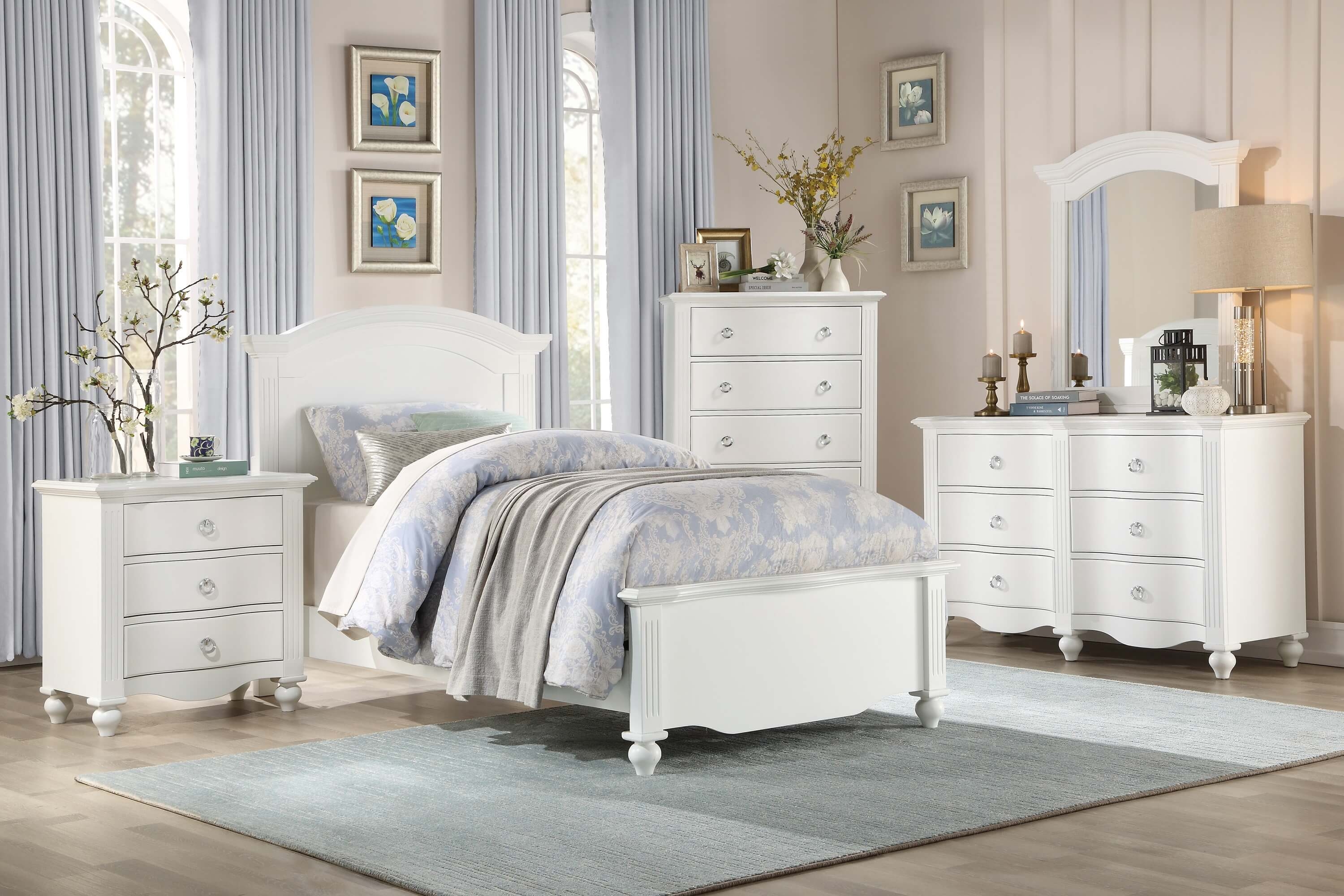 Meghan Wood/Wood Veneer Platform Bed