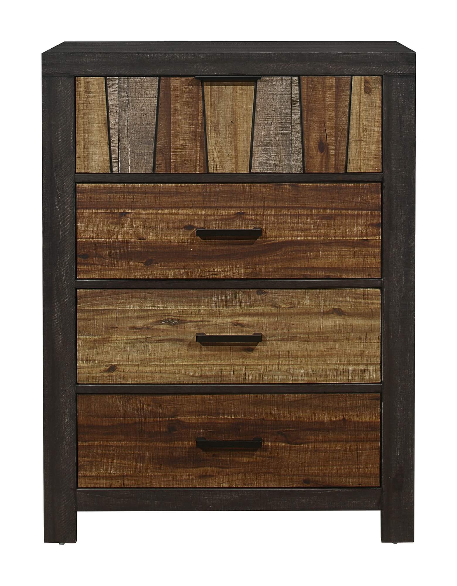 Cooper Wood/Wood Veneer Panel Bedroom Set