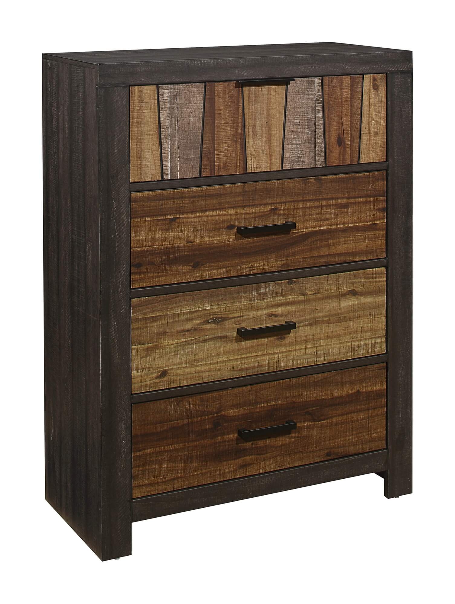 Cooper Wood/Wood Veneer Panel Bedroom Set