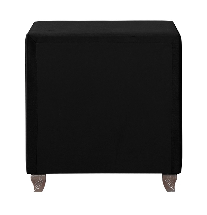 Deanna Velvet Nightstand w/2 Drawers