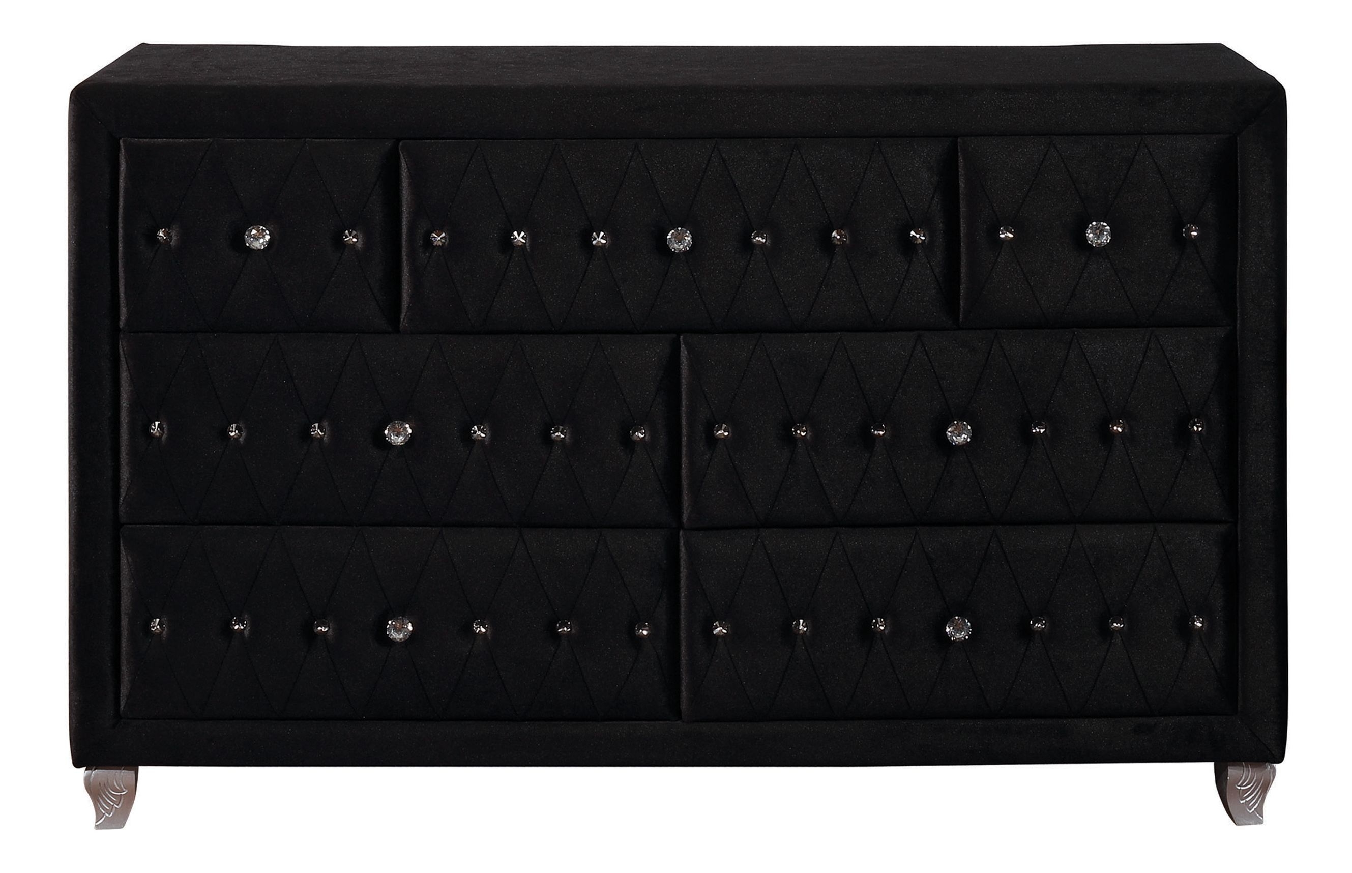 Deanna Velvet Dresser w/7 Drawers