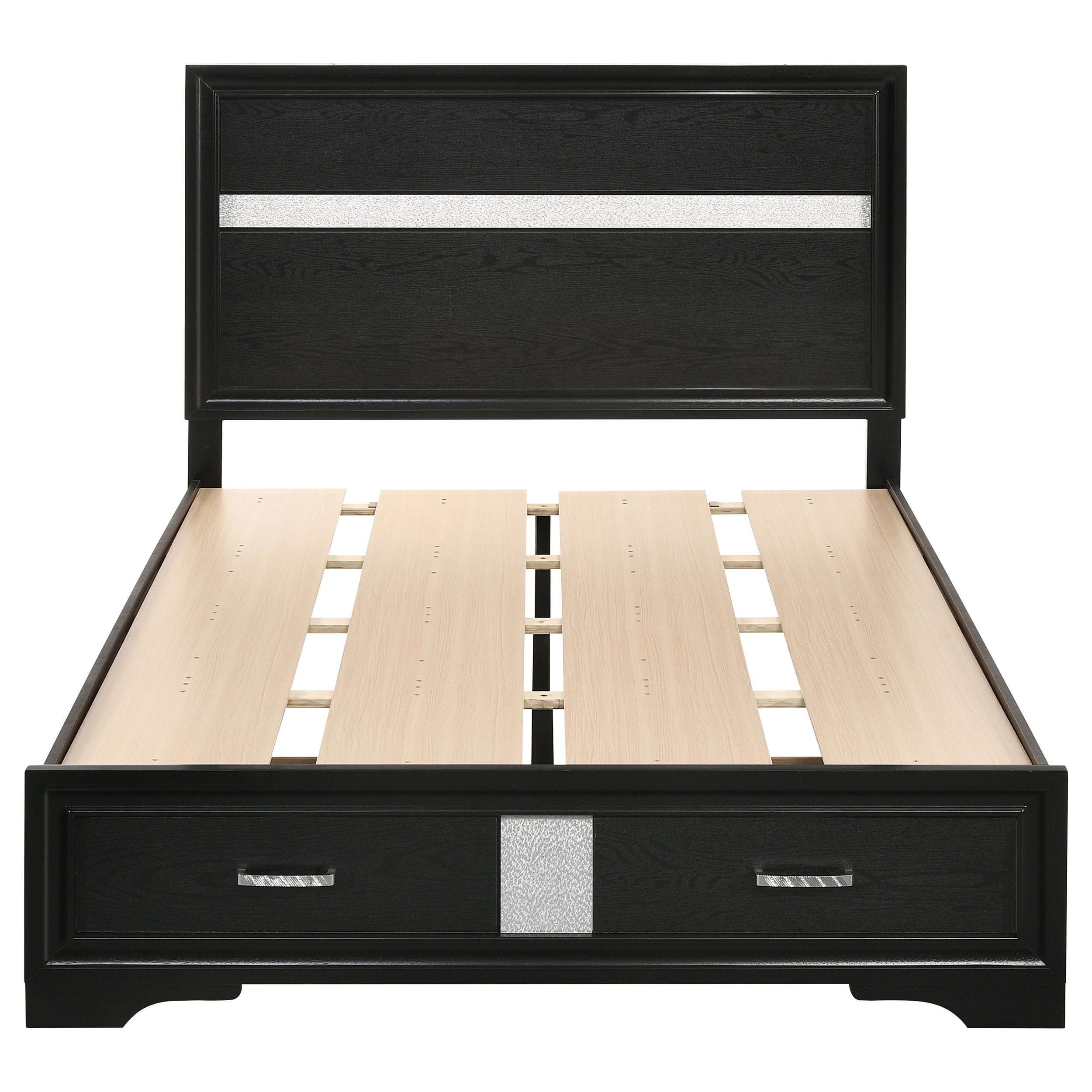 Miranda Wood Platform Storage Bed, Full Size