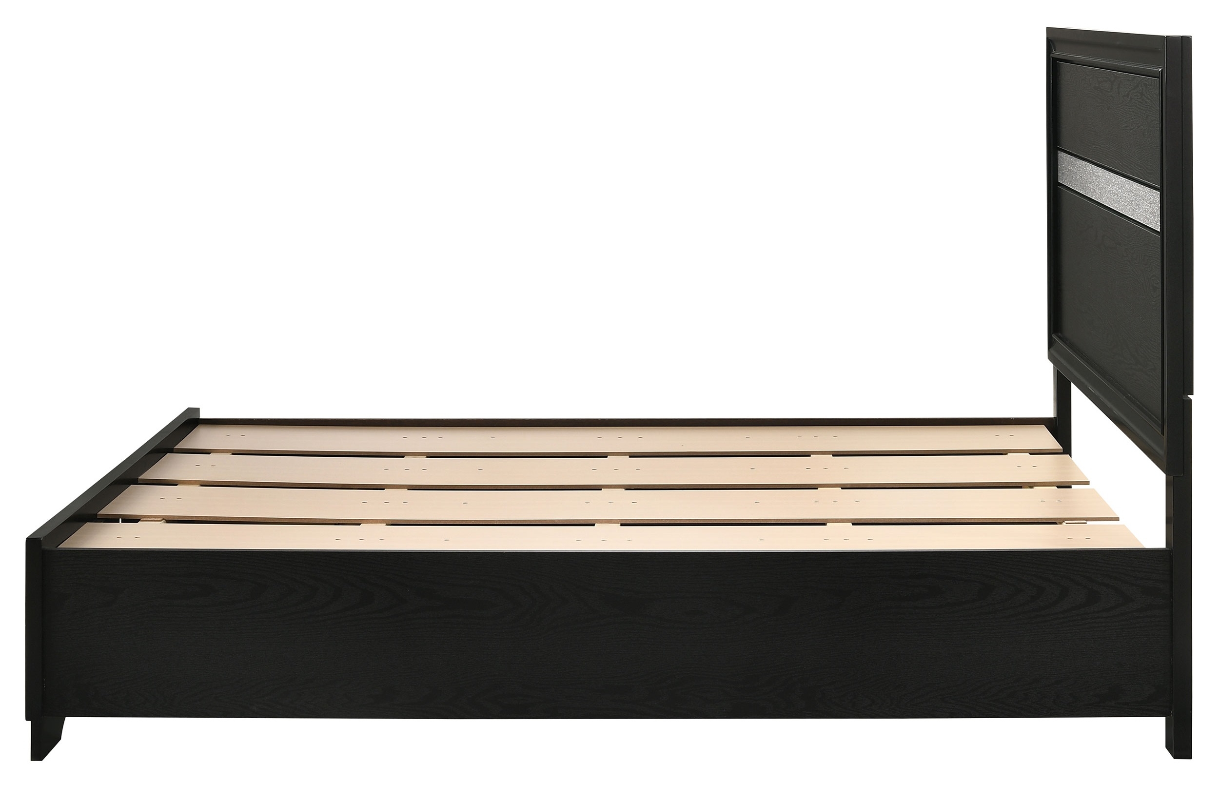 Miranda Wood Platform Storage Bed, Full Size