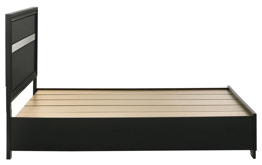 Miranda Wood Platform Storage Bed, Queen Size