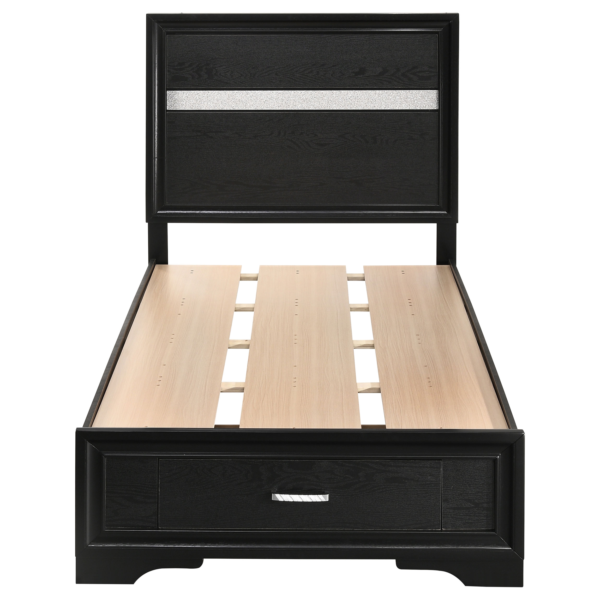 Miranda Wood Platform Storage Bed