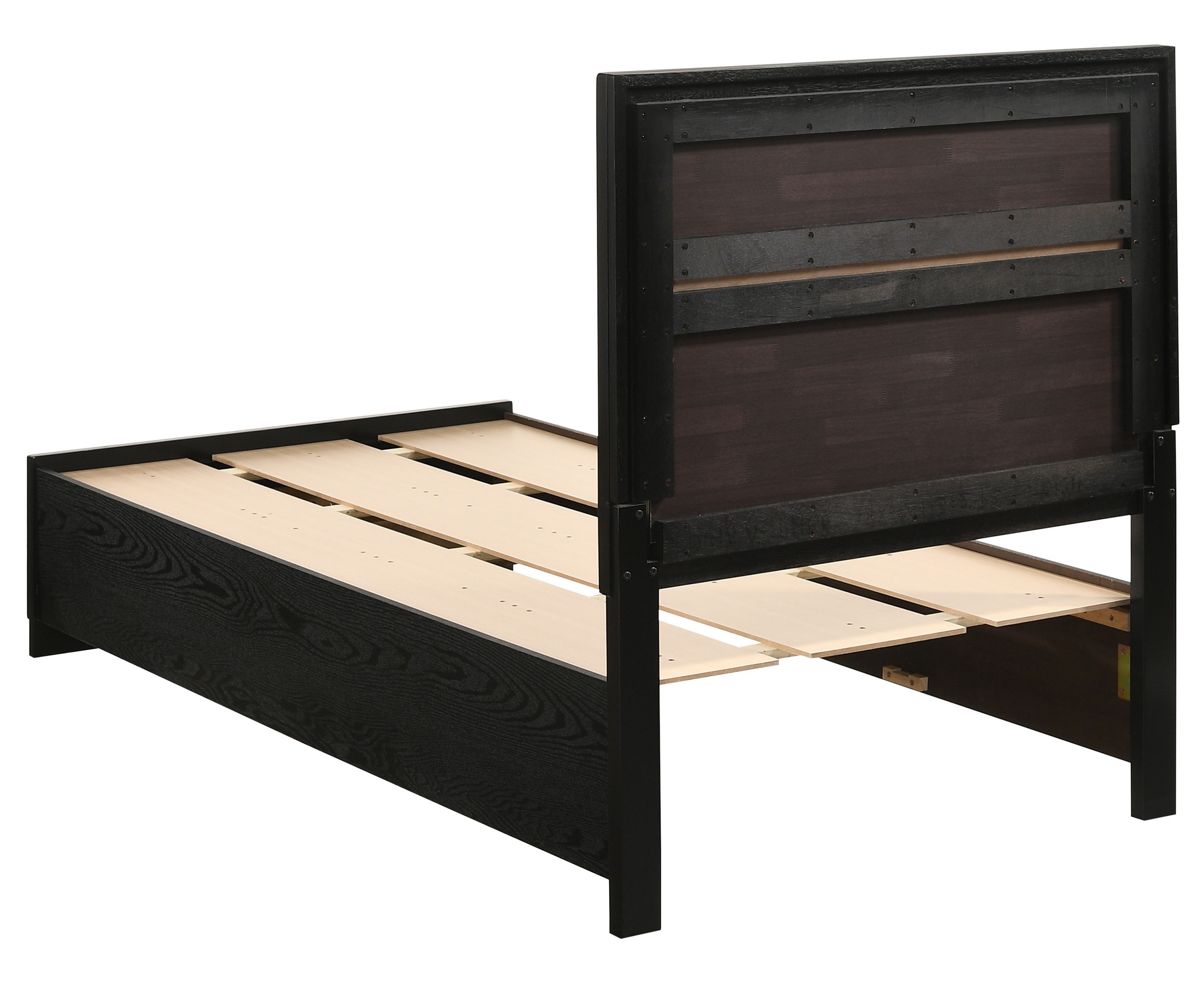 Miranda Wood Platform Storage Bed, Twin Size