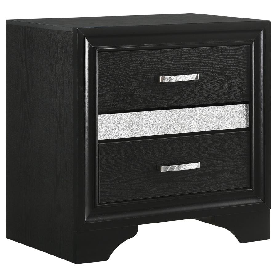 Miranda Wood Platform Storage Bedroom Set