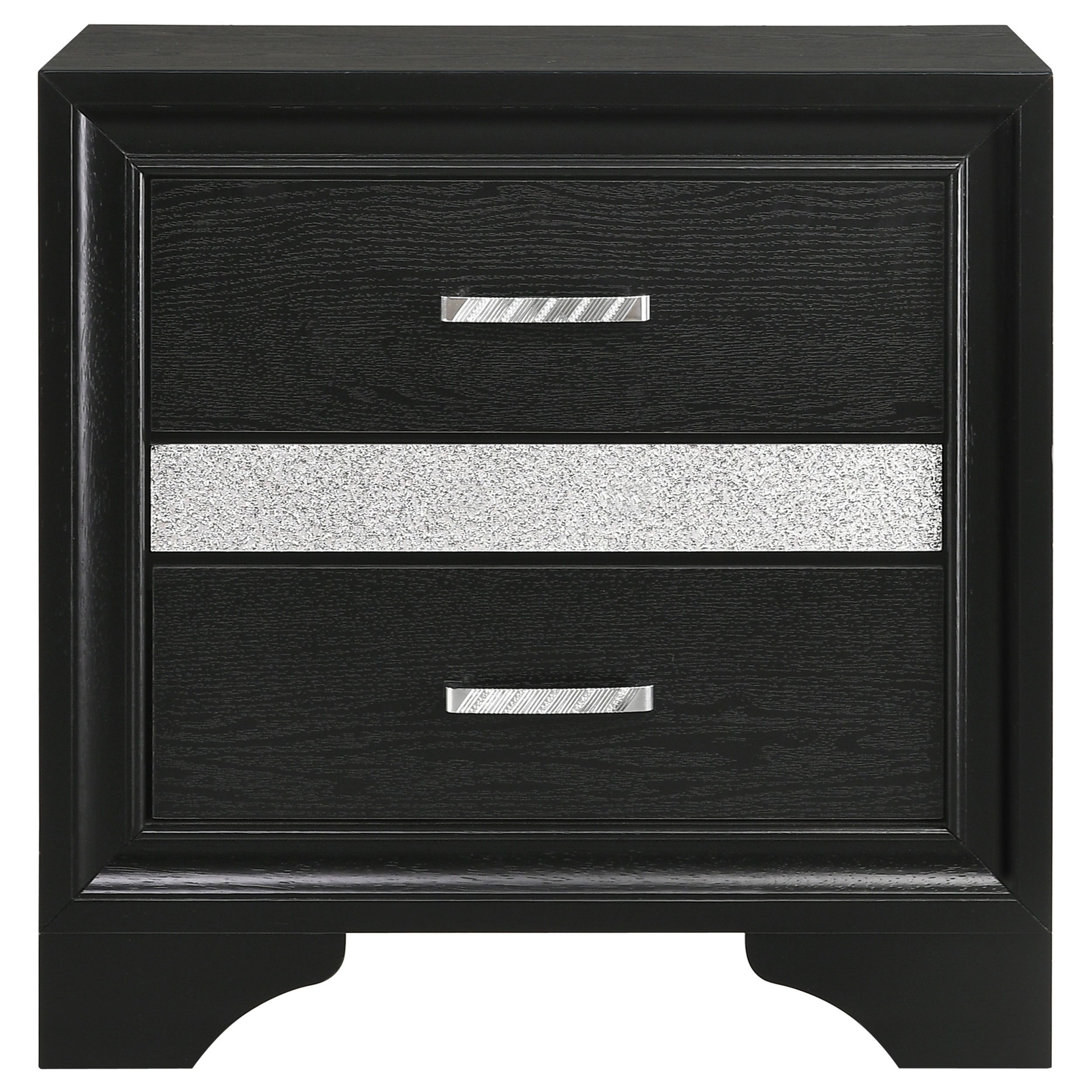 Miranda Wood Nightstand w/2 Drawers