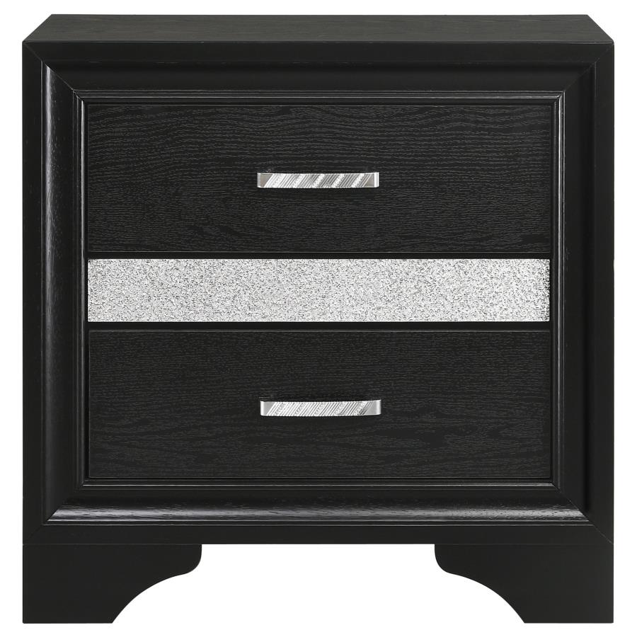 Miranda Wood Platform Storage Bedroom Set