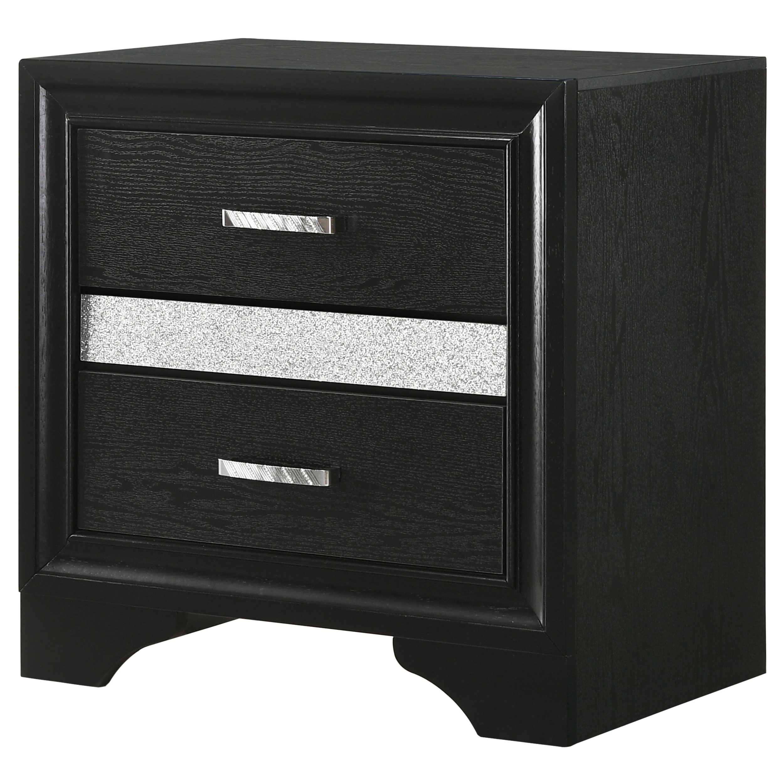 Miranda Wood Nightstand w/2 Drawers
