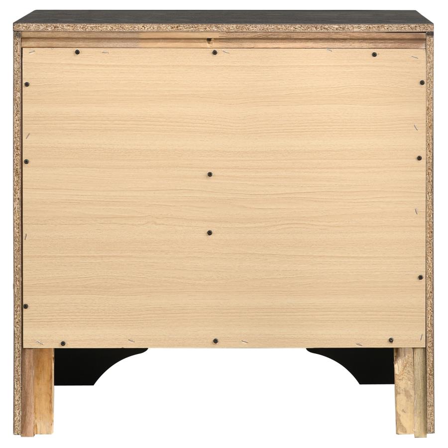 Miranda Wood Nightstand w/2 Drawers
