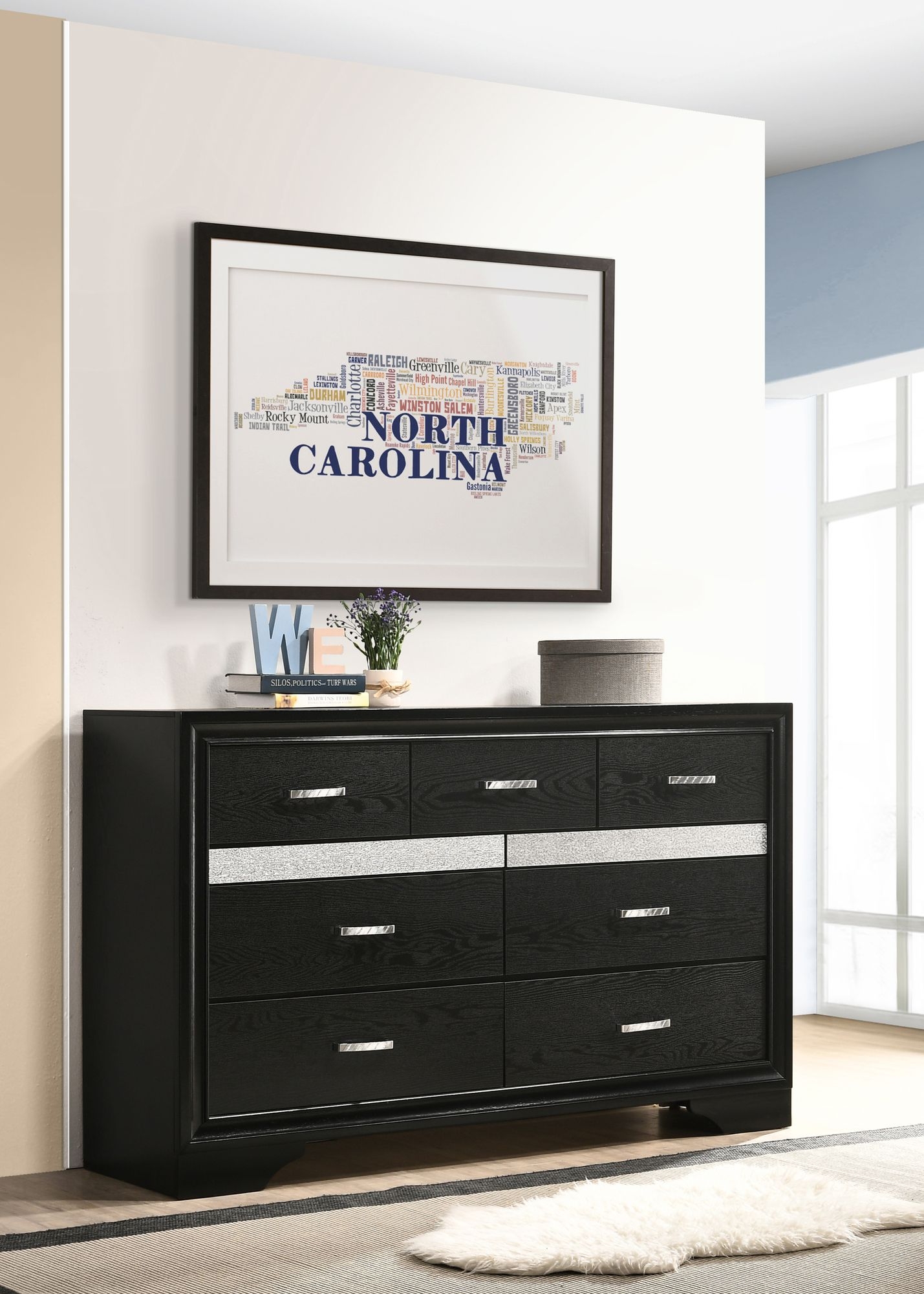Miranda Wood Dresser w/7 Drawers
