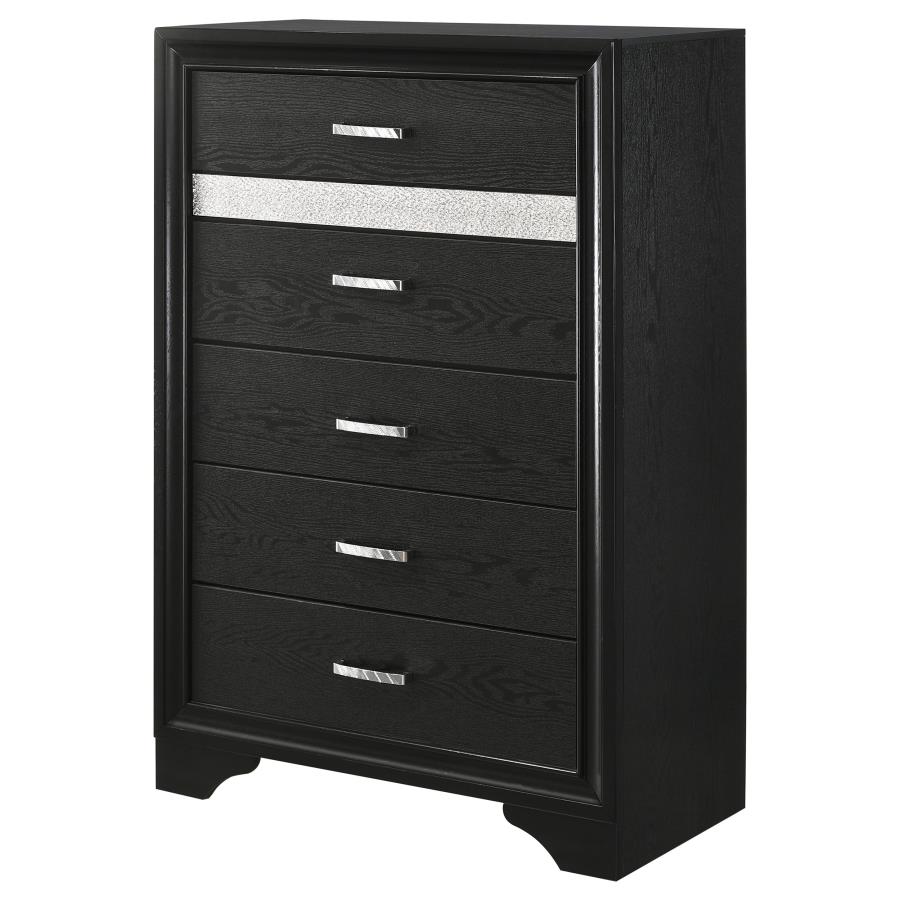 Miranda Wood Platform Storage Bedroom Set