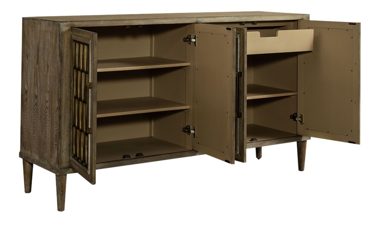 Devonshire Wood Accent Cabinet w/4 Doors