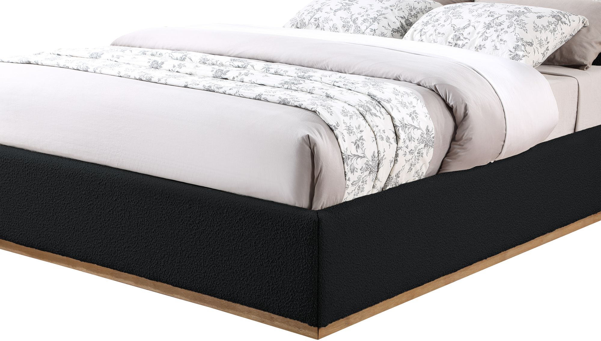 Monaco Boucle Fabric King Size Bed