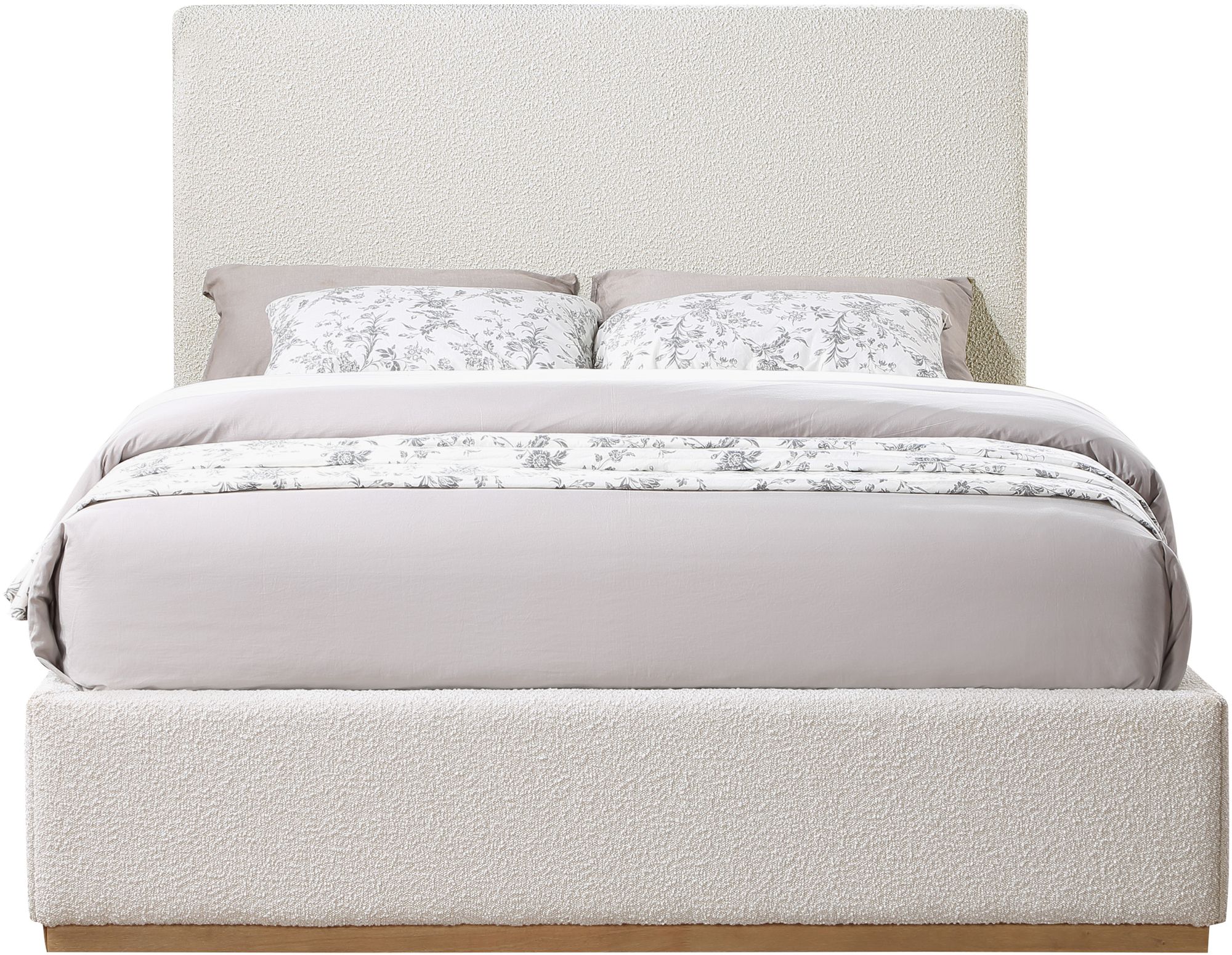 Monaco Boucle Fabric King Size Bed
